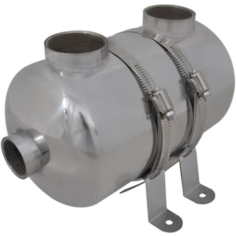 Intercambiador de calor para piscina, 292 x 134 mm, 28 kW vidaXL