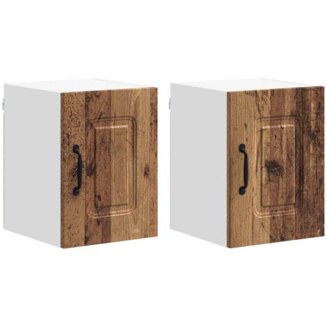 Mueble de Cocina Kalmar 2 pcs Madera vieja 30 x 31 x 40 cm vidaXL