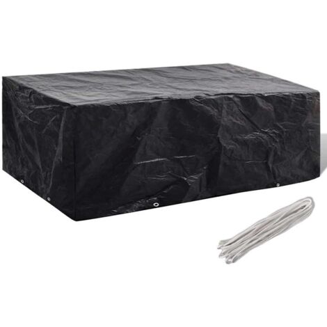 Cubierta para muebles de jardín 8 ojales 200x160x70 cm vidaXL