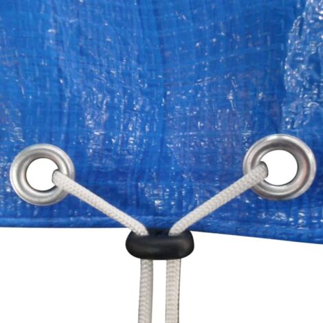 Cubierta de piscina rectangular PE 90 g/m2 400x207 cm vidaXL