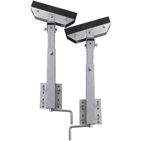 Set de 2 soportes de barra de remolque de barco 63-88 cm vidaXL