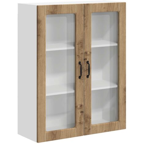 Armario de cocina mural Roble artesanal 80 x 31 x 100 cm vidaXL