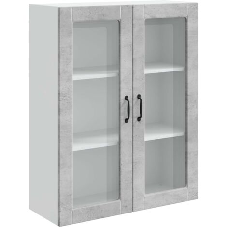 Mueble de Cocina Kalmar Gris Concreto 80 x 31 x 100 cm vidaXL