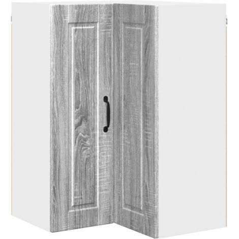 Mueble de Cocina con estante Gris Sonoma 57 x 57 x 80 cm vidaXL