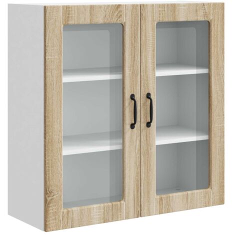 Mueble de Cocina con estante Roble Sonoma 80 x 31 x 80 cm vidaXL