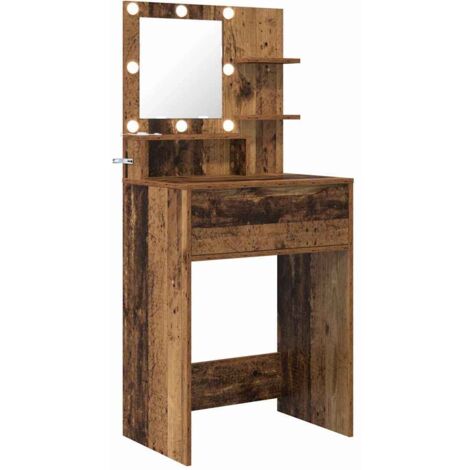 Mesas de tocador de dormitorio Madera Vieja 80 x 39,6 x 135 cm vidaXL (1/5)