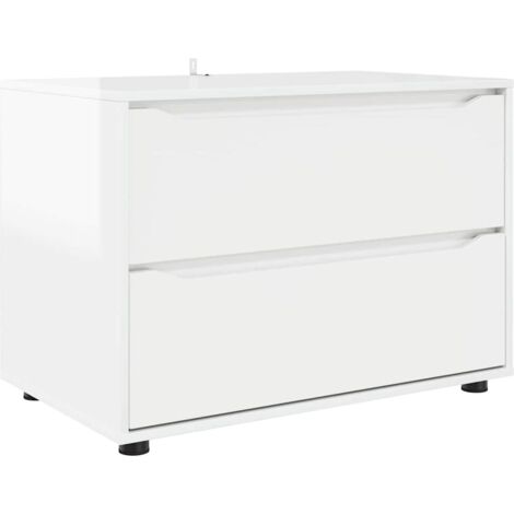 Armario de almacenamiento brillante 80 x 48 x 57 cm vidaXL