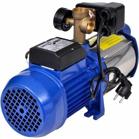 Bomba de agua inyectores con calibre 1300 W 5100 L/h azul vidaXL