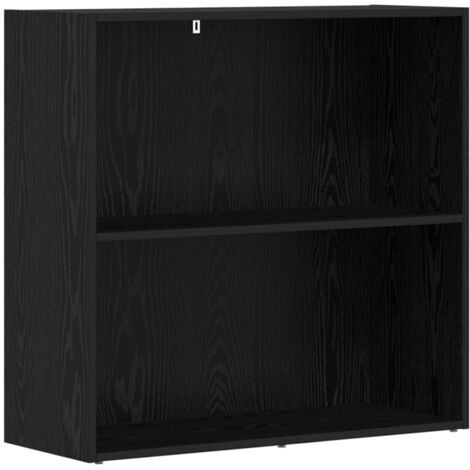 Estante de libros Roble Negro 60 x 30 x 76.5 cm vidaXL