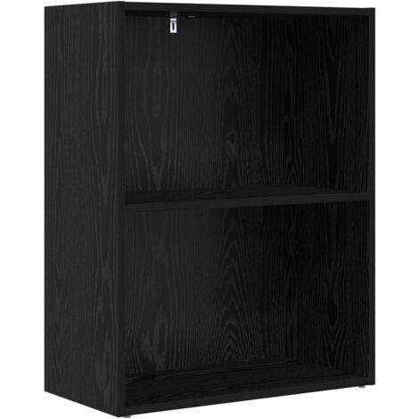 Estante de libros Roble Negro 60 x 30 x 76.5 cm vidaXL
