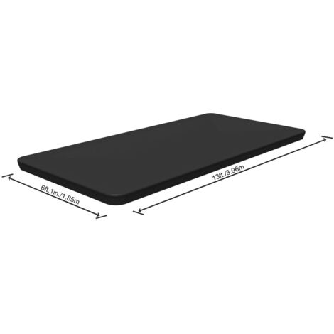 Bestway – Cubierta para piscina rectangular 404/412 x 201 cm – Material PE de alta resistencia – Drenaje de agua – Cuerdas de sujeción incluidas (1/10)