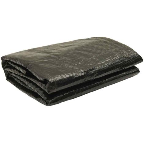 Cubierta de piscina PE negro 527 cm vidaXL