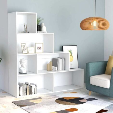 Estantería/divisor madera contrachapada blanco 155x24x160 cm vidaXL