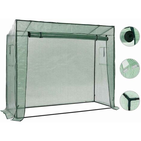 Invernadero accesible de pie 200x80x173 cm vidaXL