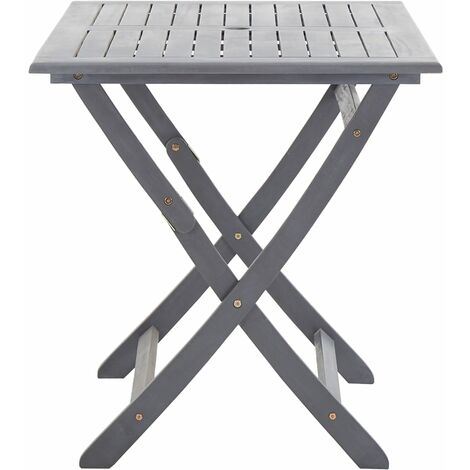 Mesa plegable de jardín madera maciza de acacia 120x70x75 cm vidaXL