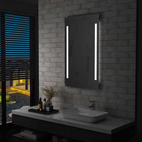 Espejo de pared de baño con LED 60x100 cm vidaXL (1/5)