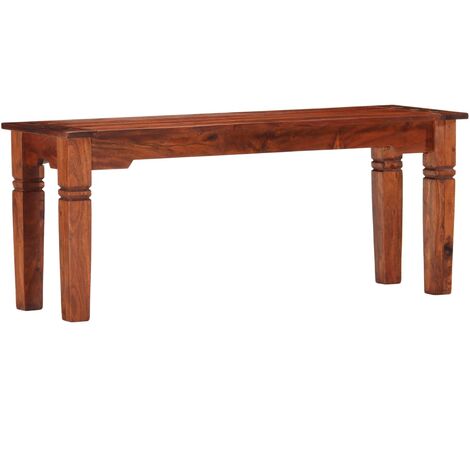 Banco de madera maciza de acacia 110 cm vidaXL (1/5)