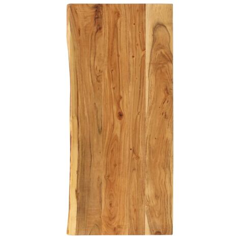 Encimera para armario tocador madera maciza acacia 114x52x4 cm vidaXL