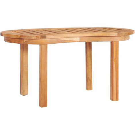 VidaXL Mesa De Jardín Plegable Madera Maciza De Teca 85x75 Cm Marrón | Leroy Merlin