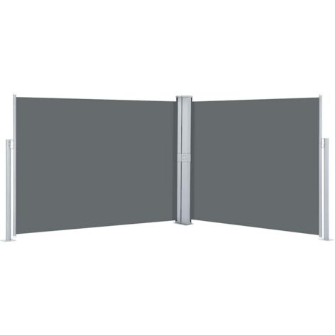 Toldo lateral retráctil gris antracita 140x1000 cm vidaXL