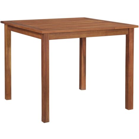 Mesa de jardín madera maciza de acacia 85x85x74 cm vidaXL