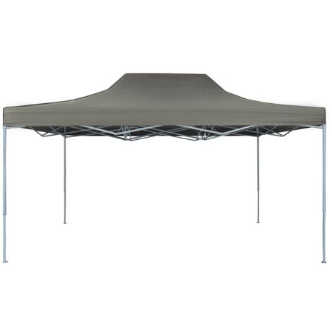 Carpa plegable profesional acero gris antracita 3x4 m vidaXL