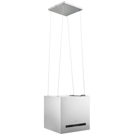Campana extractora colgante táctil LCD acero inoxidable 37 cm vidaXL