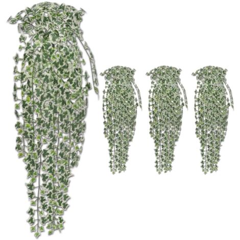 Plantas artificiales de hiedra 4 unidades multicolor 90 cm vidaXL