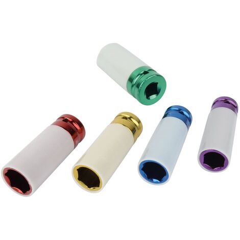 Llaves de vaso eléctricas 5 piezas 1/2" Brüder Mannesmann