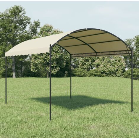 Cenador de tela color crema vidaXL (1/5)