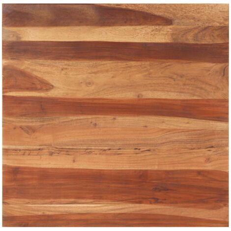 Tablero de mesa madera maciza de acacia 15-16 mm 80x80 cm vidaXL