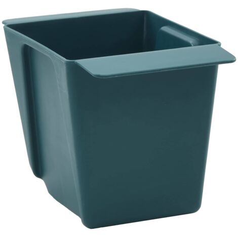 Cajas de flores para palets Euro 24 pcs Verde 13,5 x 9 x 9,5 cm vidaXL