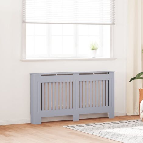 Cubierta para radiador MDF gris antracita 152x19x81,5 cm vidaXL