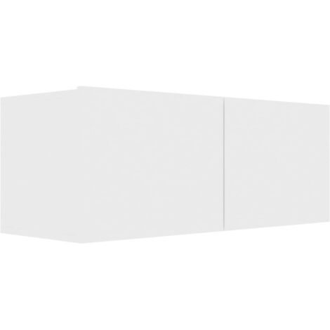 Mueble para TV madera contrachapada blanco 80x30x30 cm vidaXL