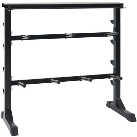 Estante para Mancuernas Negro 99 x 45 x 95,5 cm vidaXL (1/5)