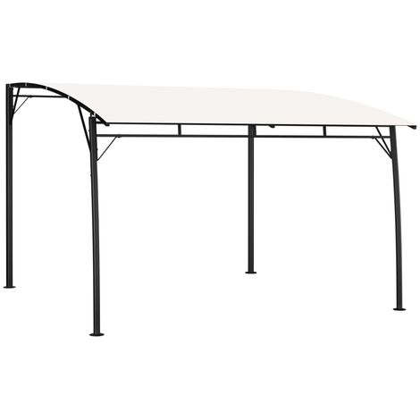 Toldo parasol de jardín color crema 3x3x2,55 m vidaXL