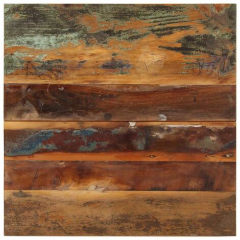 Tablero mesa cuadrada madera reciclada maciza 60x60 cm 15-16 mm vidaXL