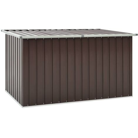 Caja de almacenamiento de jardín marrón 171x99x93 cm vidaXL