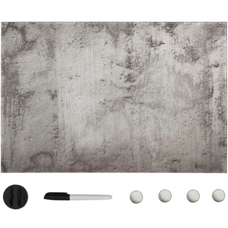 Pizarra magnética de pared vidrio 50x30 cm vidaXL