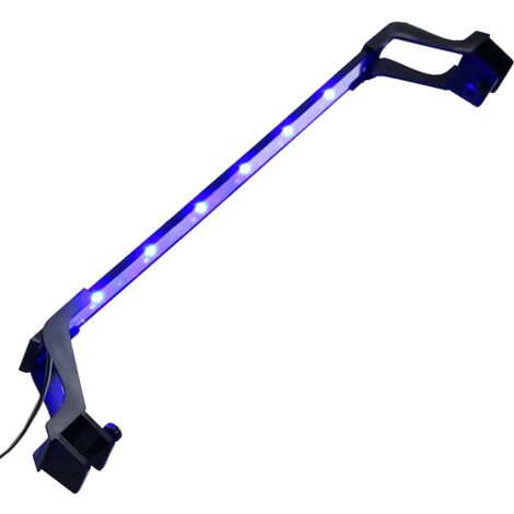 Luz LED para acuario con abrazaderas azul y blanco 55-70 cm vidaXL