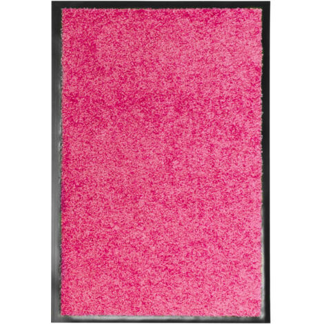 Felpudo lavable rosa 40x60 cm vidaXL