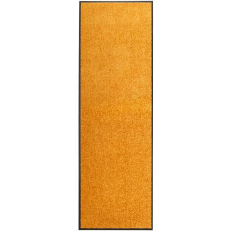 Felpudo lavable naranja 60x180 cm vidaXL