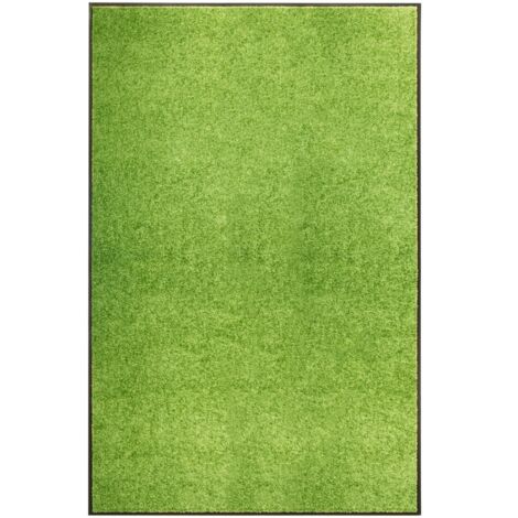 Felpudo lavable verde 120x180 cm vidaXL