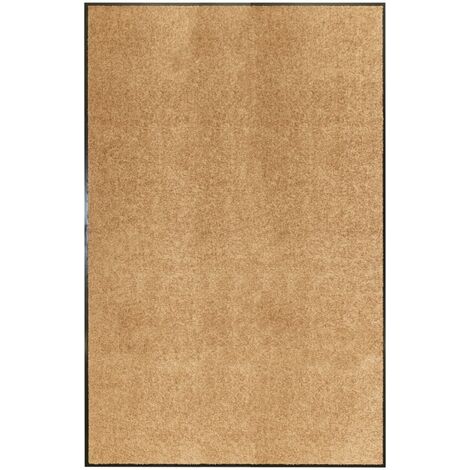 Felpudo lavable crema 120x180 cm vidaXL
