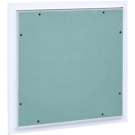 Panel de acceso marco de aluminio y placa de yeso 300x300 mm vidaXL