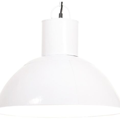 Lámpara colgante redonda 25 W blanca 48 cm E27 vidaXL