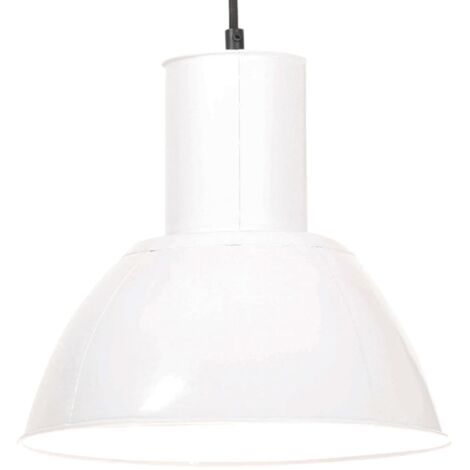 Lámpara colgante redonda 25 W blanca 28,5 cm E27 vidaXL