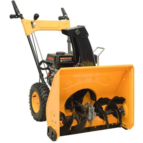 Máquina quitanieves 6,5 HP amarillo y negro vidaXL