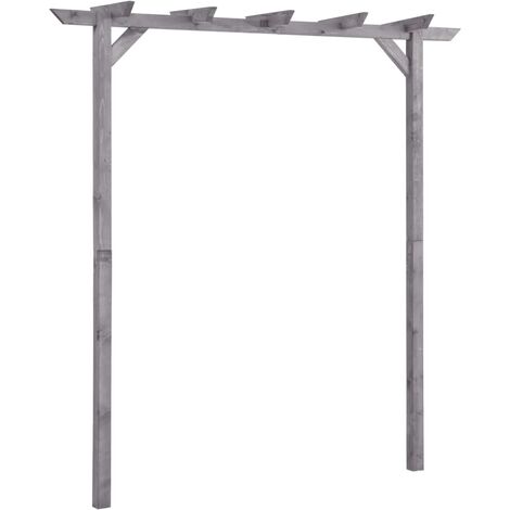 Pérgola de jardín de madera de pino impregnada 200x40x205 cm vidaXL
