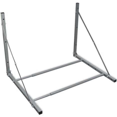 Soporte para neumáticos acero plateado vidaXL